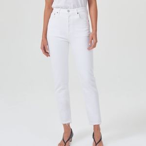 ⭐️Like New⭐️Agolde Riley Crop Blurred